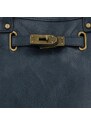 Dámská kabelka kufřík Hernan tmavě modrá HB0248