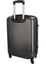 RGL Plastový cestovní kufr Peek, tmavě šedá L