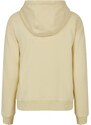 URBAN CLASSICS Ladies Organic Terry Zip Hoody - softyellow