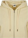 URBAN CLASSICS Ladies Organic Terry Zip Hoody - softyellow