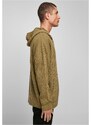 URBAN CLASSICS Knitted Zip Hoody - tiniolive