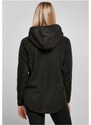 URBAN CLASSICS Ladies Polar Fleece Pull Over Hoody - black