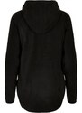 URBAN CLASSICS Ladies Polar Fleece Pull Over Hoody - black