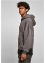 URBAN CLASSICS Organic 90's Zip Hoody - darkshadow