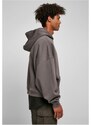 URBAN CLASSICS Organic 90's Zip Hoody - darkshadow