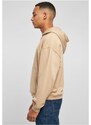 URBAN CLASSICS Boxy Zip Hoody - unionbeige