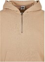 URBAN CLASSICS Boxy Zip Hoody - unionbeige