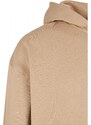 URBAN CLASSICS Boxy Zip Hoody - unionbeige