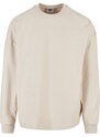 URBAN CLASSICS Rib Terry Boxy Crew - softseagrass