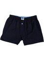 BASIC TMAVĚ MODRÉ PÁNSKÉ BOXERKY -DARK BLUE Tmavě modrá