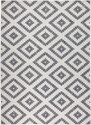 NORTHRUGS - Hanse Home koberce Kusový koberec Twin-Wendeteppiche 103132 grau creme – na ven i na doma - 80x250 cm