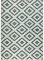 NORTHRUGS - Hanse Home koberce Kusový koberec Twin-Wendeteppiche 103131 grün creme – na ven i na doma - 80x150 cm