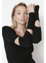 Trendyol Black Lurex Knitwear Blouse