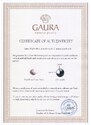 Gaura Pearls Stříbrné náušnice s řiční perlou Rebecca, stříbro 925/1000