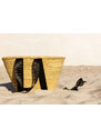 Etincelles Paniers Slaměná plážová taška | přírodní