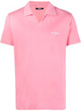 BALMAIN Paris Wingtip Pink polo tričko