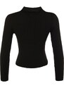 Trendyol Black Basic Knitwear Cardigan