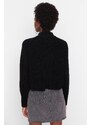 Trendyol Black High Collar Knitwear Sweater