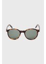 Sluneční brýle Saint Laurent hnědá barva