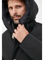 Péřová bunda Woolrich ARCTIC pánská, černá barva, zimní
