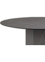 Černý mramorový jídelní stůl Micadoni Sahara 120 cm
