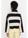 Trendyol Black Color Block Knitwear Sweater
