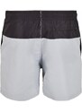 Pánské koupací kraťasy Urban Classics Block Swim Shorts - lightasphalt/black