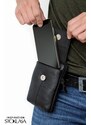 Stoklasa Pánské pouzdro / peněženka na opasek na mobil / doklady 10,5x17 cm