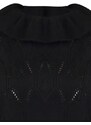 Trendyol Black Collar Detailed Knitwear Sweater