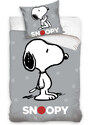 Carbotex Dětské povlečení Snoopy Grey