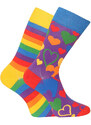 Veselé ponožky Dedoles Pestrobarevná láska (GMRS1315)