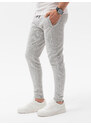 Ombre Clothing Pánský set mikina + kalhoty - žíhaná šedá Z49