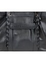 Černá kožená kabelka Longchamp
