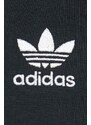 Šaty adidas Originals černá barva, midi