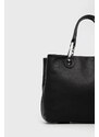 Kožená kabelka Emporio Armani černá barva, Y3D166 Y478E