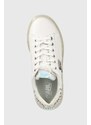 Kožené sneakers boty Karl Lagerfeld KAPRI KUSHION bílá barva, KL62633