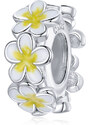 Royal Fashion stříbrný přívěsek Pole romantických květin BSC447