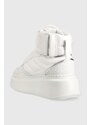 Kožené sneakers boty Karl Lagerfeld ANAKAPRI bílá barva, KL63555