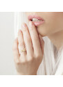 Lillian Vassago Celozlatý minimalistický prsten LLV06-GR126