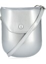 Dámská kabelka listonoška David Jones stříbrná K018
