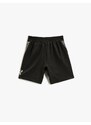 Koton Two-Tone Shorts with a Relaxed Cut Halterneck