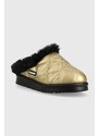 Pantofle Love Moschino zlatá barva