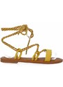 dámské sandálky Givana žlutá 2041
