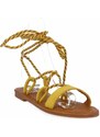 dámské sandálky Givana žlutá 2041