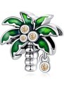 Royal Fashion stříbrný přívěsek Exotická kokosová palma BSC601