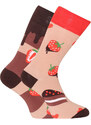 Veselé ponožky Dedoles Čokoládovo-jahodový dort (D-U-SC-RS-C-C-1565)