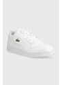 Kožené sneakers boty Lacoste bílá barva