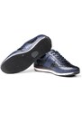 Ducavelli Ostrich Plane Genuine Leather Men's Casual Shoes, 100% Leather Shoes.