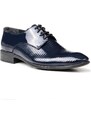 Ducavelli Shine Genuine Leather Men's Classic Shoes Navy Blue