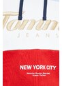 Bavlněná mikina Tommy Jeans dámská, , s aplikací